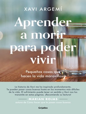 cover image of Aprender a morir para poder vivir